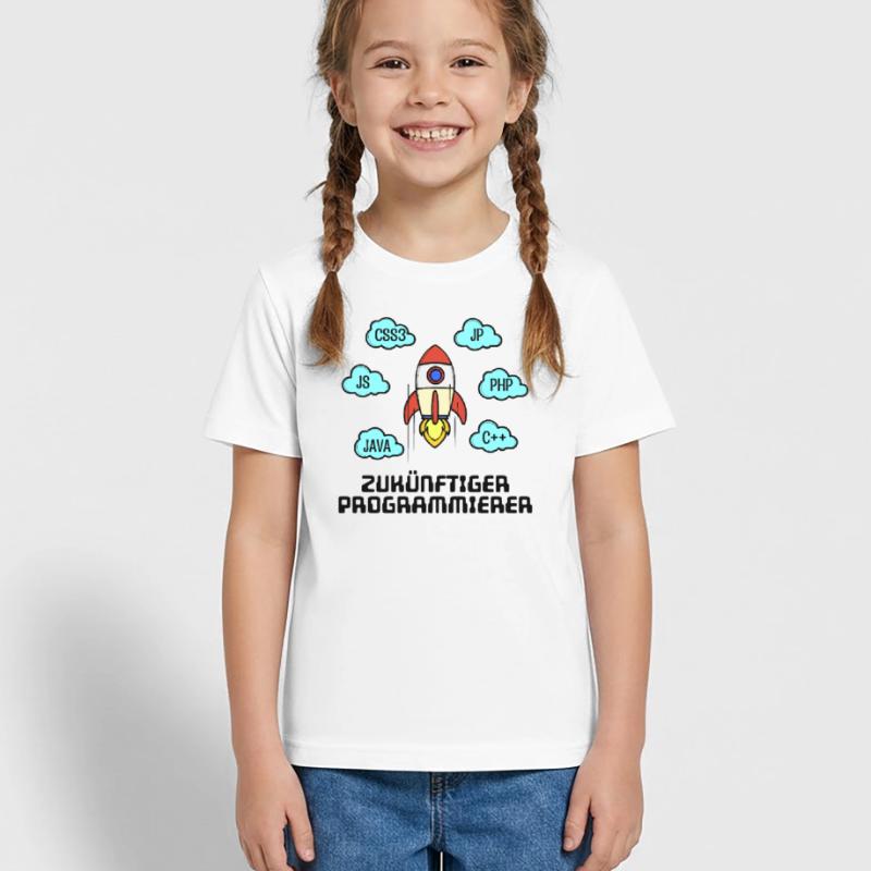 Css Code Developer C++ Java Php Programmer Kids T-Shirt by Russell