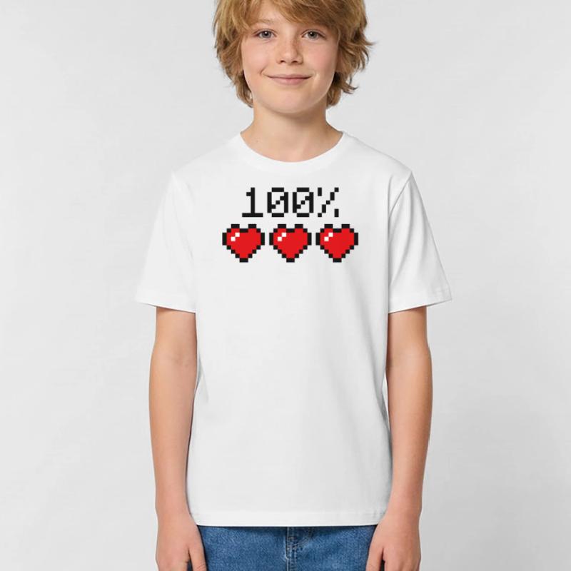 Hundertprozent Statement Partner oder Sportler Kinder T-Shirt von Russell