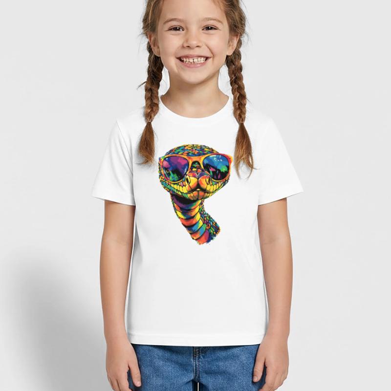serpent, python, cobra, serpent à sonnettes, serpents T-shirts Russell Enfant
