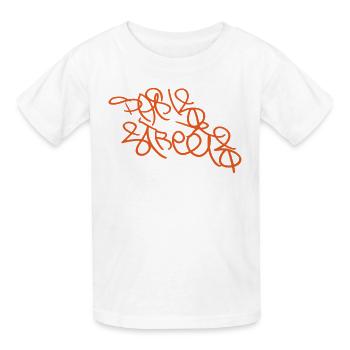 Coolest Paris T-Shirt - Kids T-Shirt by Russell - white - Front - AI Model Kid Male (0cm)