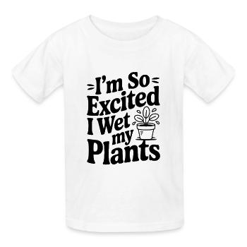 I'm So Excited I Wet my Pants - Kids T-Shirt by Russell - white - Front - AI Model Kid Male (0cm)
