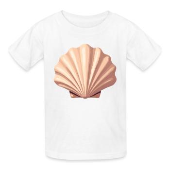 Shell - Kids T-Shirt by Russell - white - Front - AI Model Kid Male (0cm)