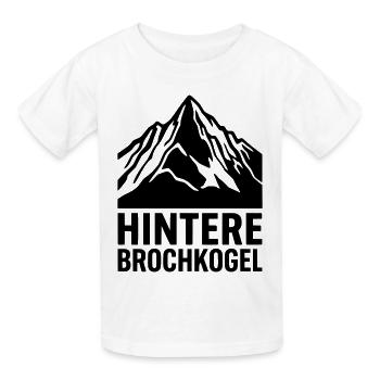 Hintere Brochkogel - Kinder T-Shirt von Russell - Weiß - Vorne - AI Model Kid Male (0cm)