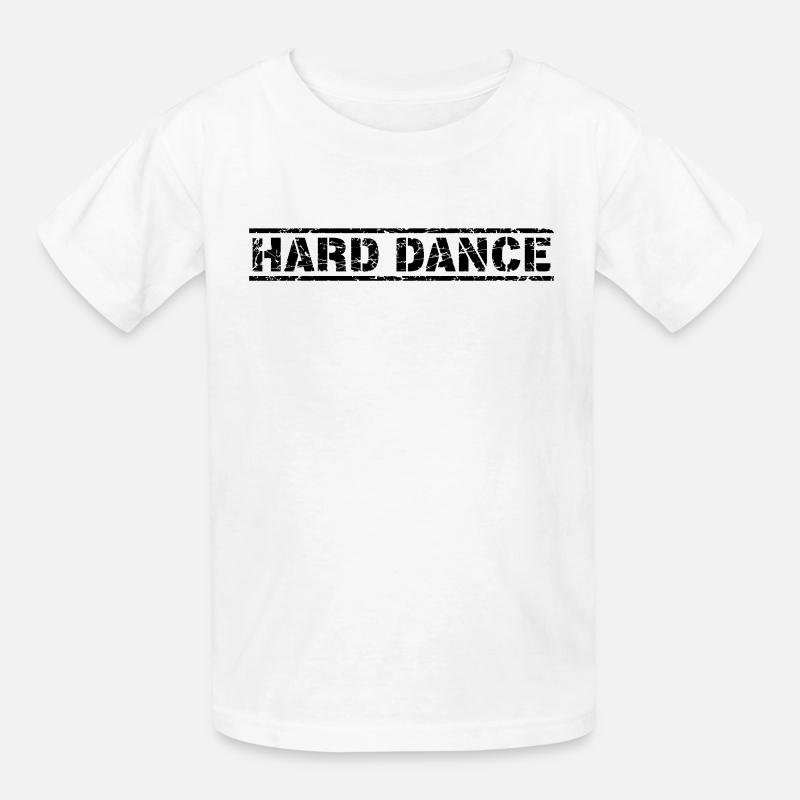 Hard Dance - Kinder T-Shirt von Russell - Weiß