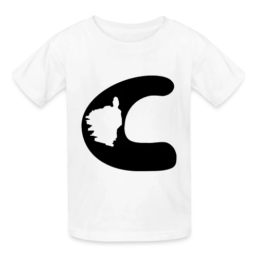 Lettre C Carte Corse - T-shirts Russell Enfant