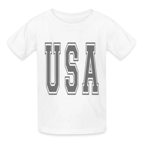 Fierté Américaine: Équipe USA - T-shirts Russell Enfant
