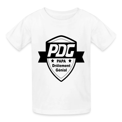T-shirt PDG : Le Boss au Sommet - T-shirts Russell Enfant