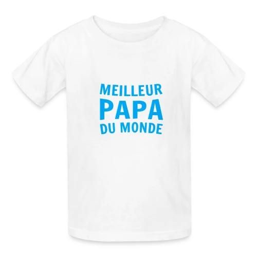T-shirt "Meilleur Papa du Monde" - T-shirts Russell Enfant