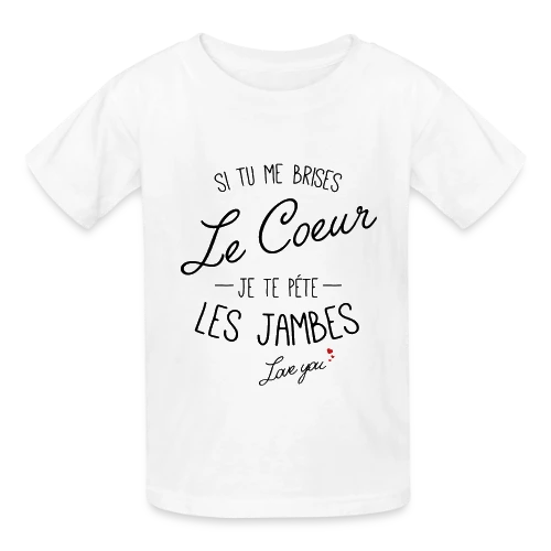Cœur Brisé, Jambes Cassées ! - T-shirts Russell Enfant