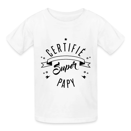 Certifié Super Papy - T-shirts Russell Enfant