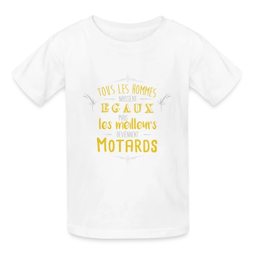 Seuls les Meilleurs Deviennent Motards - T-shirts Russell Enfant