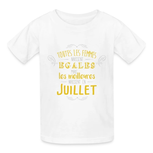 Reine de Juillet : Les Légendes Naissent en Été - T-shirts Russell Enfant