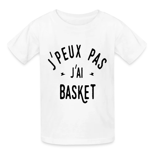 Je peux pas, j'ai basket ! - T-shirts Russell Enfant