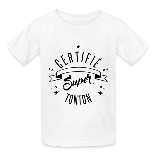 T-shirt Certifié Super Tonton - T-shirts Russell Enfant