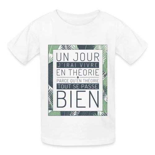 Un Jour J'Irai Vivre en Théorie - T-shirts Russell Enfant