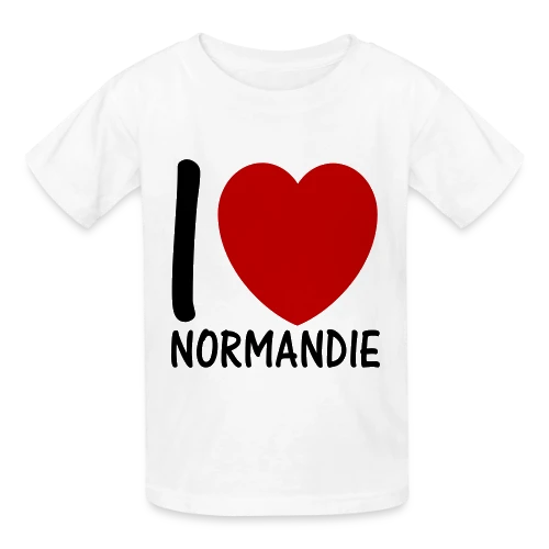 J'aime la Normandie - T-shirts Russell Enfant