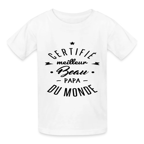 T-shirt Meilleur Beau-Papa du Monde - T-shirts Russell Enfant