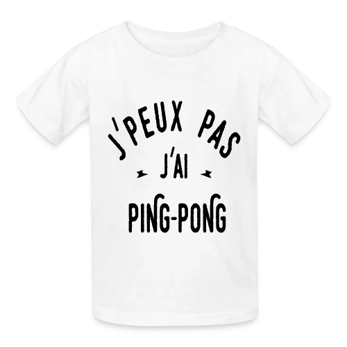 J'peux Pas, J'ai Ping Pong ! - T-shirts Russell Enfant