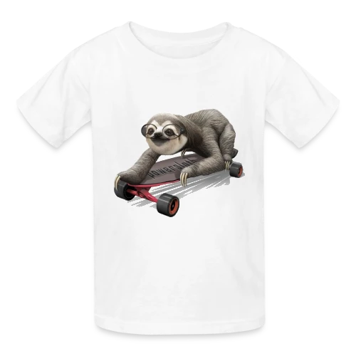Paresseux Skateur Stylé - T-shirts Russell Enfant