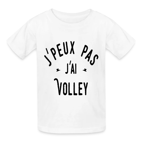 T-shirt J'peux pas j'ai Volley - Humour Sportif - T-shirts Russell Enfant