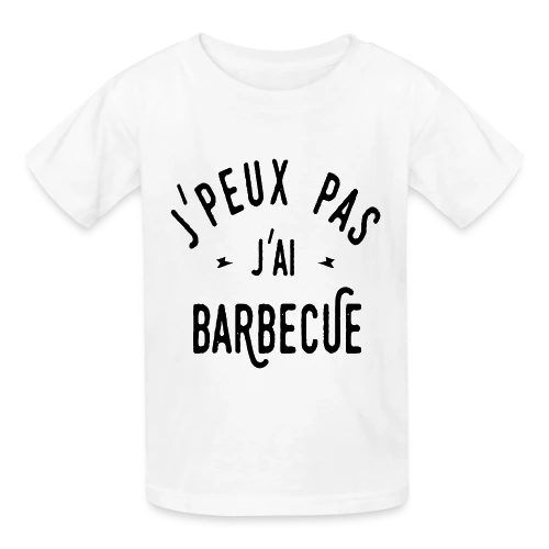 J'PEUX PAS J'AI BARBECUE - Humour & Grillades - T-shirts Russell Enfant