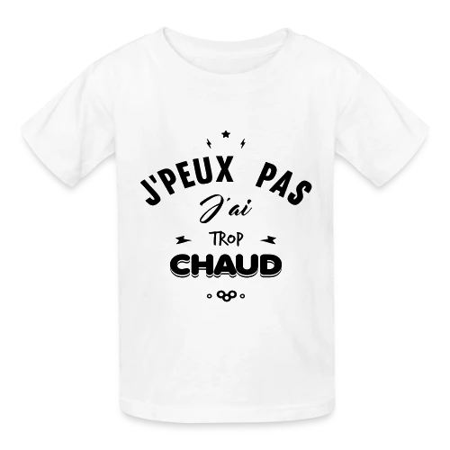 T-shirt J'peux Pas J'ai Trop Chaud - T-shirts Russell Enfant