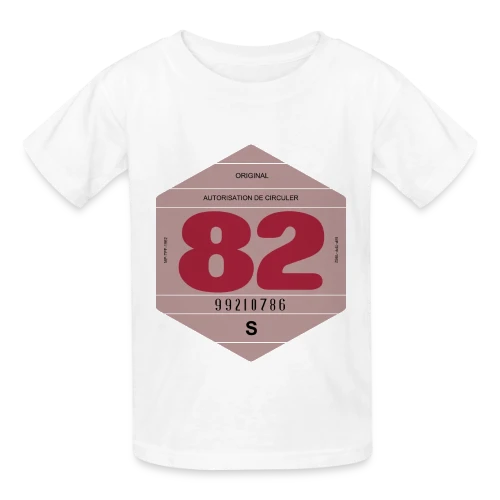 Voiture Rétro 1982 : L'Esprit Vintage Français - T-shirts Russell Enfant