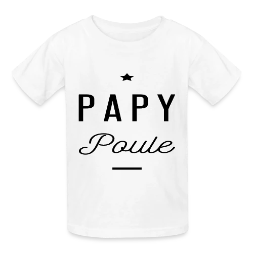 PAPY POULE - T-shirts Russell Enfant