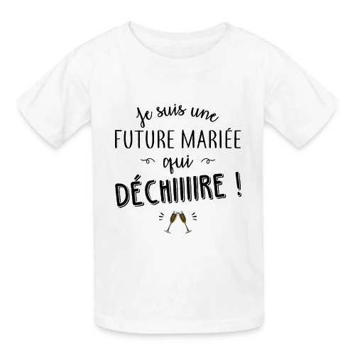 Future Mariée Qui Dépote - T-shirts Russell Enfant