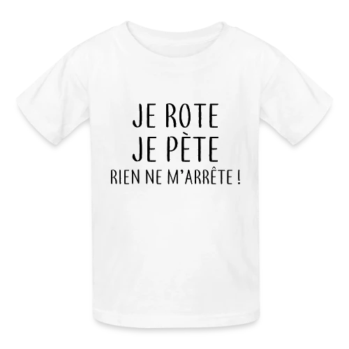 Je Rote, Je Pète, Rien Ne M'Arrête ! - T-shirts Russell Enfant
