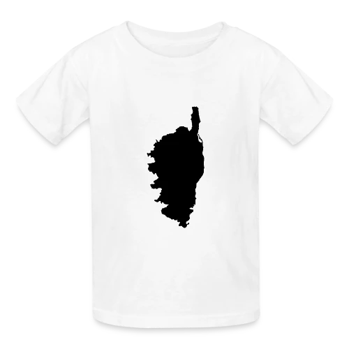 Silhouette Carte Corse - T-shirts Russell Enfant