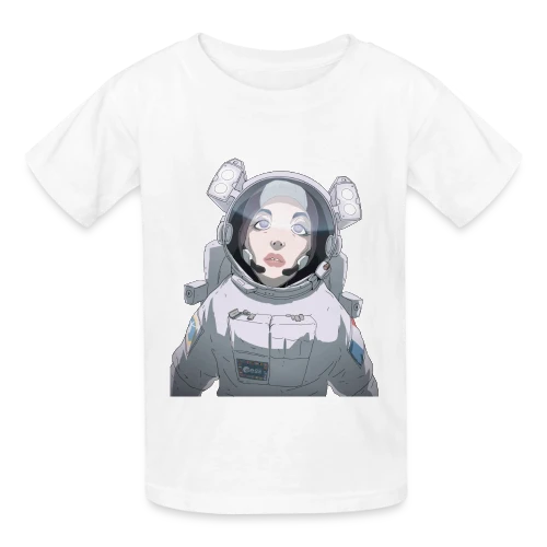 Astronaute Féminine Espace - T-shirts Russell Enfant