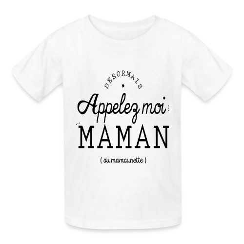 Bientôt Maman : Mon Nouveau Titre - T-shirts Russell Enfant