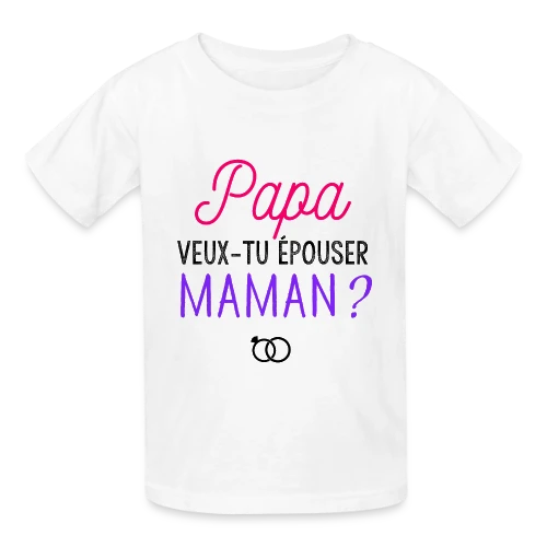 Veux-tu Épouser Maman, Papa ? - T-shirts Russell Enfant