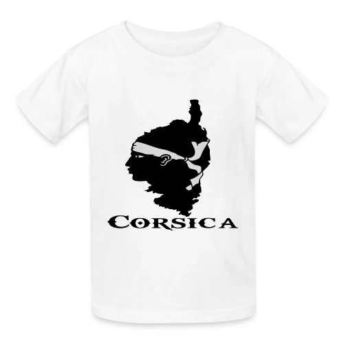 Carte Corse Tête de Maure - T-shirts Russell Enfant