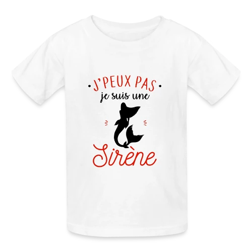 J'peux pas, je suis une sirène - T-shirts Russell Enfant