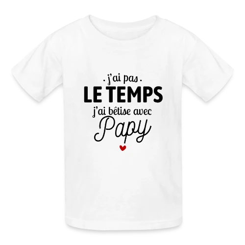 J'ai Bêtise avec Papy ! - T-shirts Russell Enfant