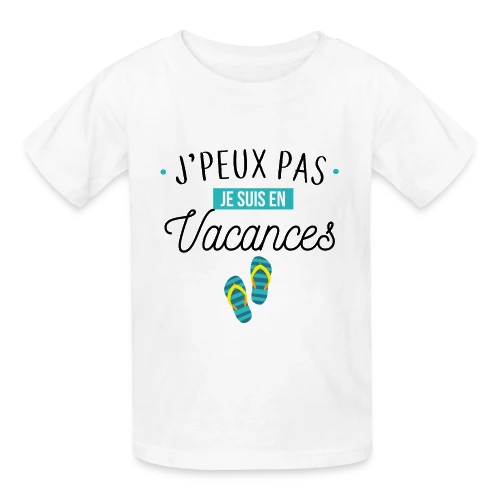 J'peux Pas, Je Suis En Vacances ! - T-shirts Russell Enfant
