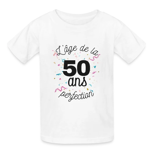 50 ans : L'Âge de la Perfection - T-shirts Russell Enfant