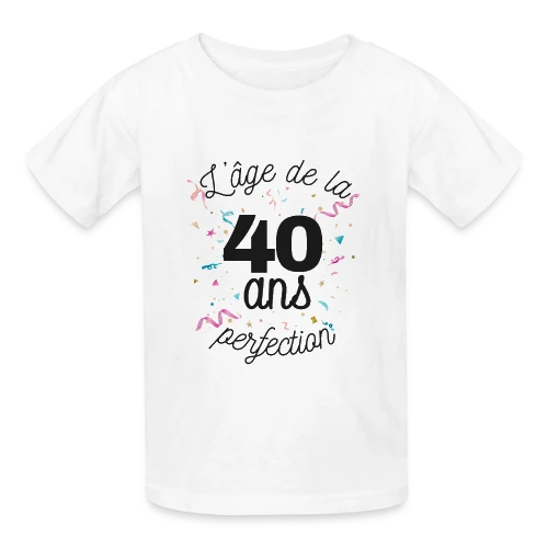 40 Ans : L'Âge de la Perfection - T-shirts Russell Enfant