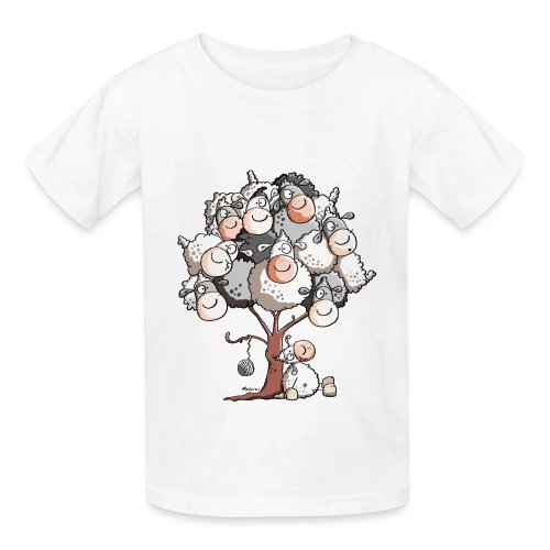 Petit Mouton Laineux Câlin - T-shirts Russell Enfant
