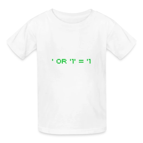 Hacker Pentest SQL Injection - Cybersécurité - T-shirts Russell Enfant