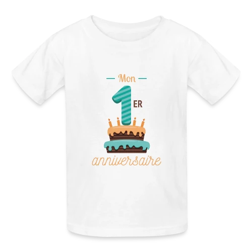T-shirt Mon Premier Anniversaire Garçon - T-shirts Russell Enfant