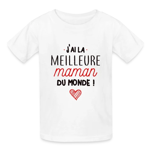 T-shirt La Meilleure Maman du Monde - T-shirts Russell Enfant