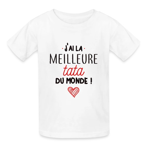T-Shirt La Meilleure Tata du Monde - T-shirts Russell Enfant