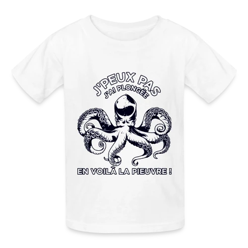J'peux pas J'ai Plongée ! | T-Shirt Passion Sous-Marine - T-shirts Russell Enfant