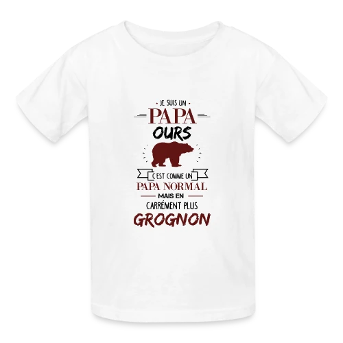 T-shirt Papa Ours Grognon - T-shirts Russell Enfant