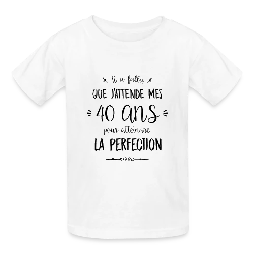 40 Ans et Parfait : L'Âge de la Perfection - T-shirts Russell Enfant