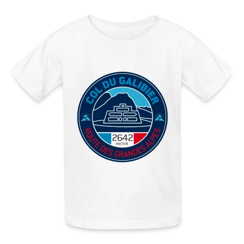 Col du Galibier - Le Sommet Mythique - T-shirts Russell Enfant