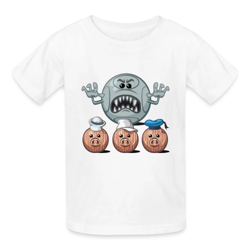 Les 3 petits cochons - T-shirts Russell Enfant